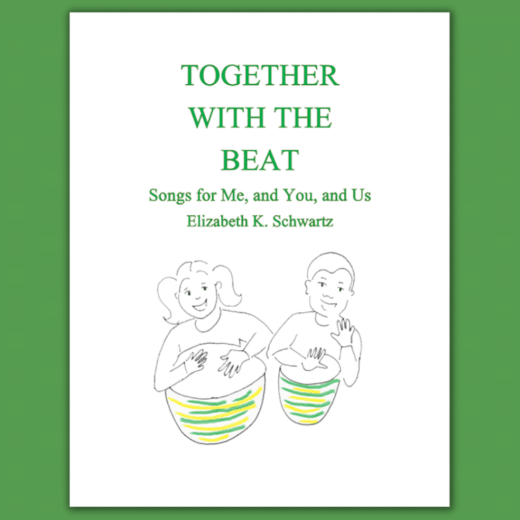 Cover of Together With The Beat Songbook by music therapist Elizabeth Schwartz.